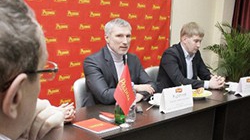 Родинцы Воронежа встретились с Алексеем Журавлёвым