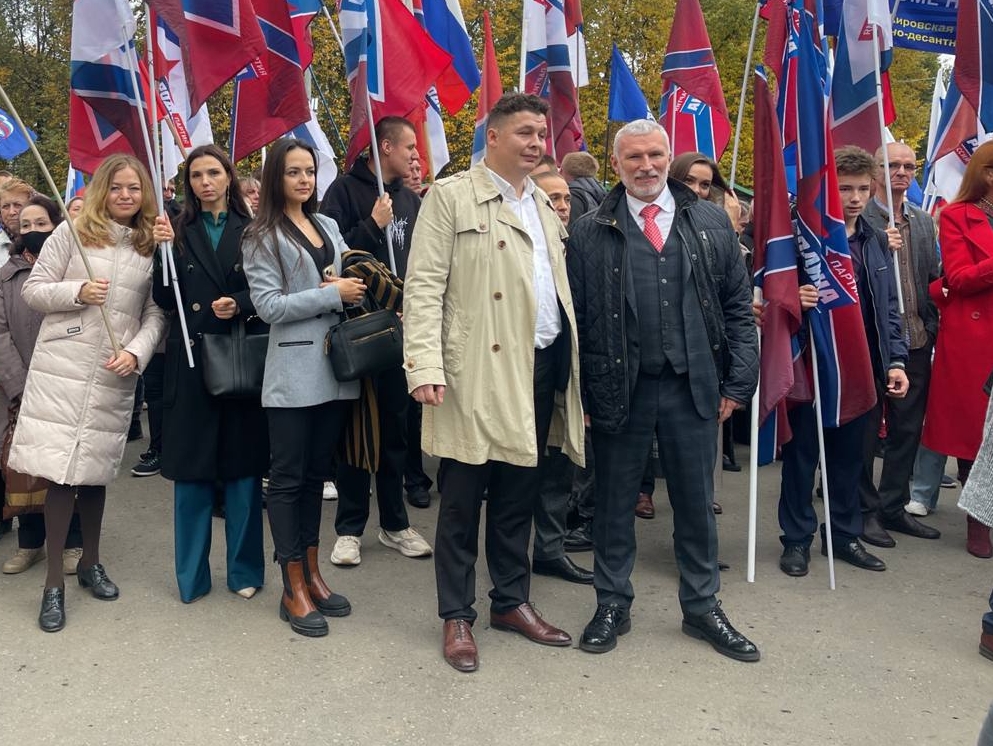 Алексей Журавлев на митинге в Кирове: Один народ, одна страна, одна победа!