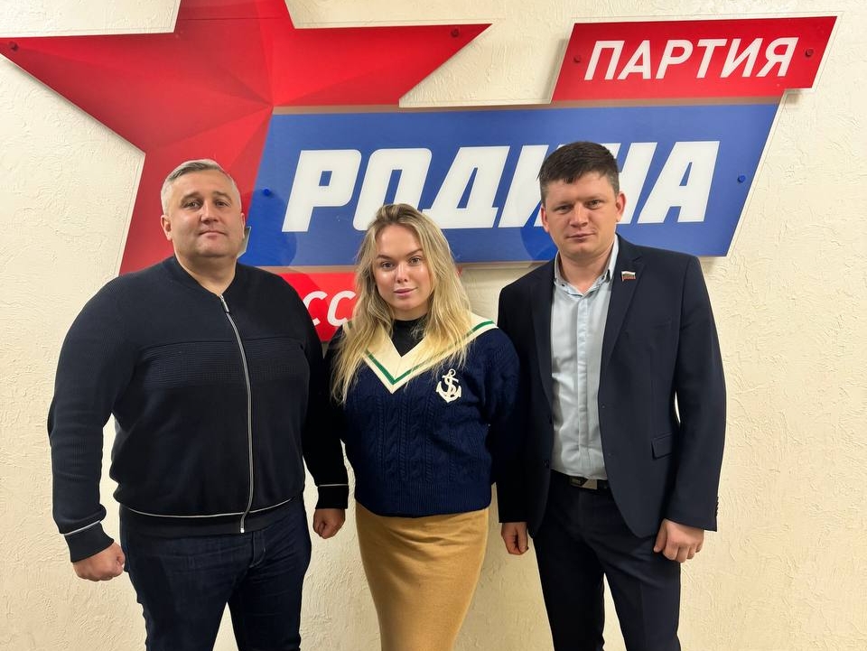 Калегина и Рылеев встретились с депутатом Тамбовской облдумы Сергеем Мягких