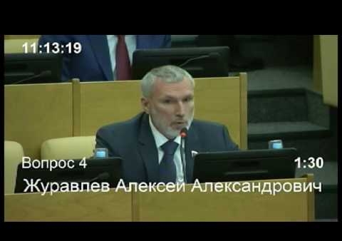 Выступление Алексея Журавлева в Госдуме по закону о "шлепках", 25.01.2017