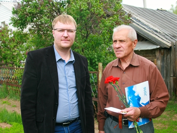 Члены оренбургской "РОДИНЫ" лично поздравили ветеранов с Днём Победы