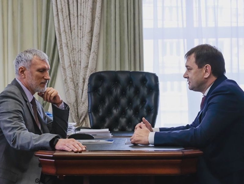 Алексей Журавлев встретился с председателем Воронежской областной Думы