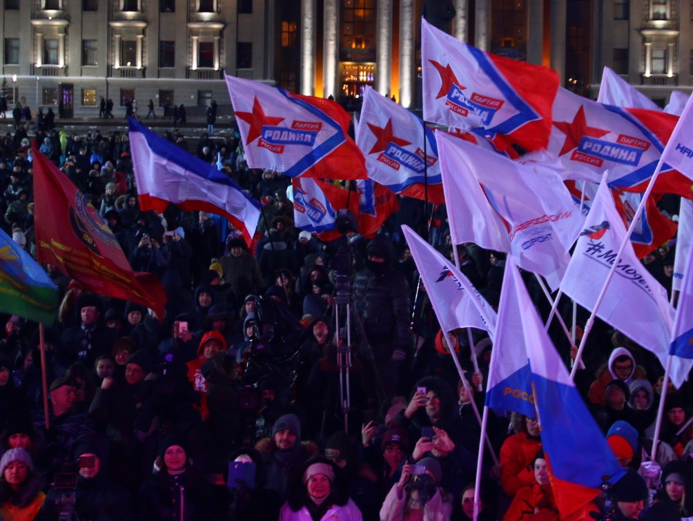 Самарская "РОДИНА" приняла участие в акции "Россия – Крым: Вместе навсегда!"