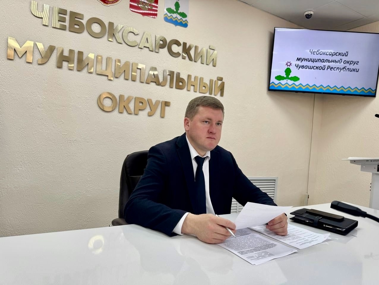 Владимир Михайлов провел заседание комиссии по обеспечению безопасности дорожного движения на территории Чебоксарского округа