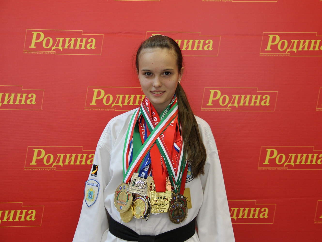Самарская "РОДИНА" выступила спонсором участницы Чемпионата Европы по тхеквон-до