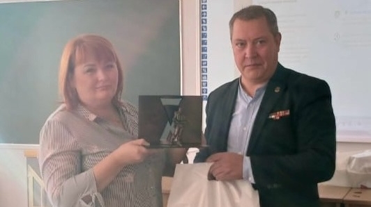 Андрей Ружников провел занятие для учащихся школы города Нарьян-Мара