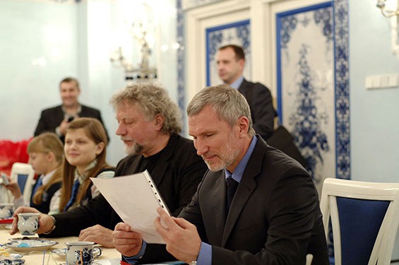 Алексей Журавлёв встретился с воронежскими школьниками, 7 ноября 2013 г.