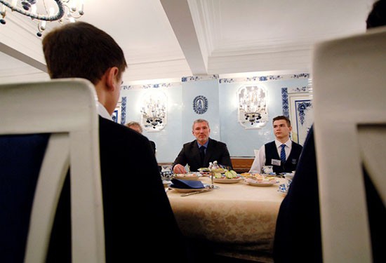 Алексей Журавлёв встретился с воронежскими школьниками, 7 ноября 2013 г.