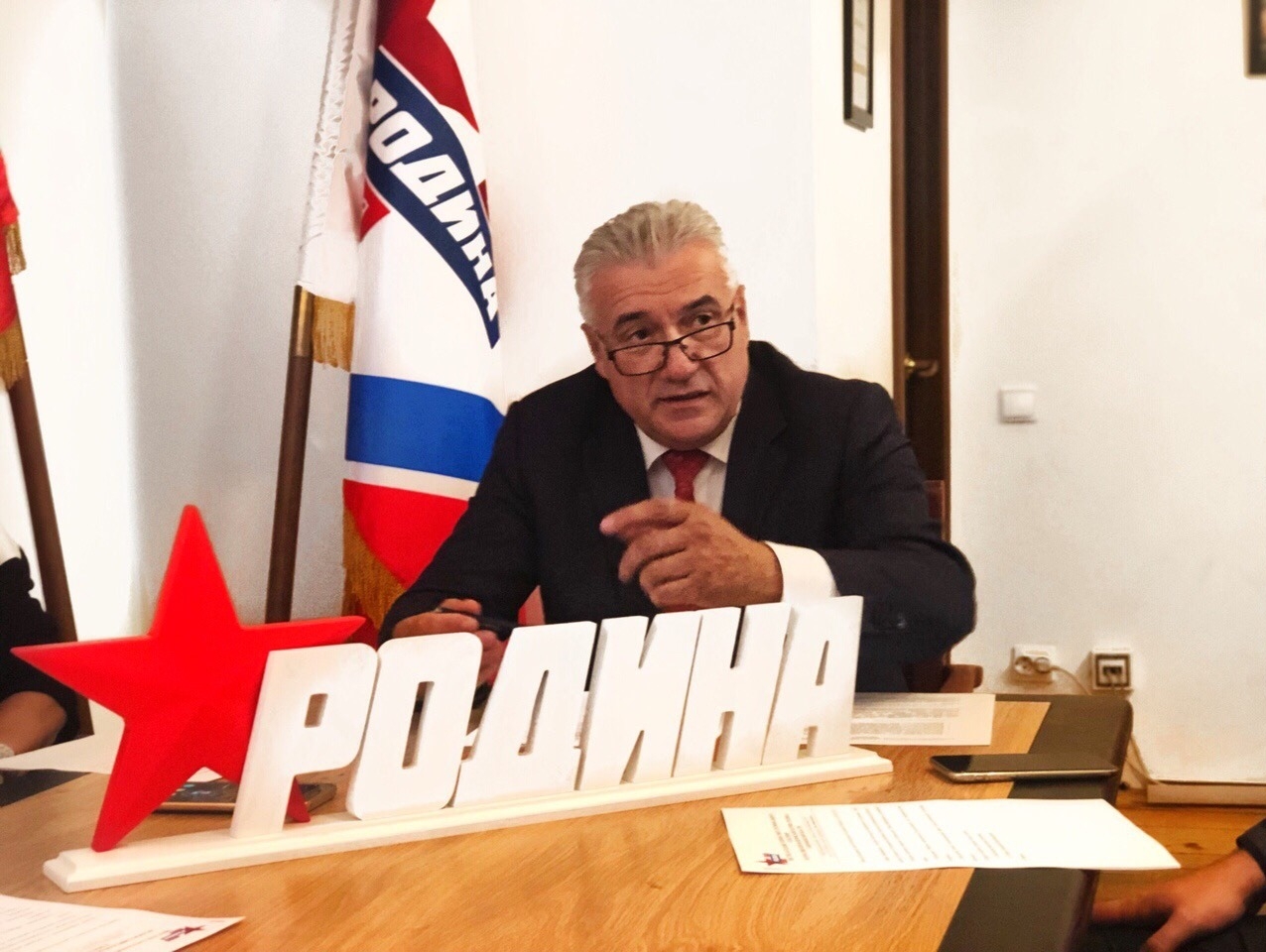 Любомир Радинович назначен заместителем председателя Совета партии "РОДИНА" по международным делам