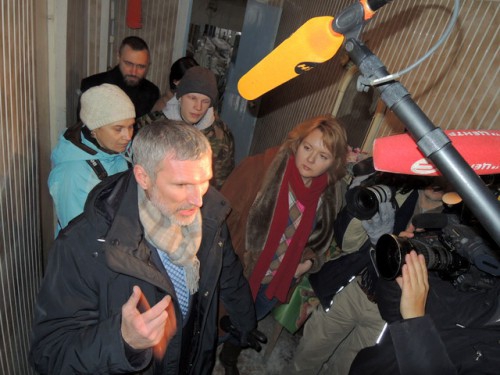 "Миграционный спецназ" Алексея Журавлева, город Лосино-Петровск, 05.12.2012