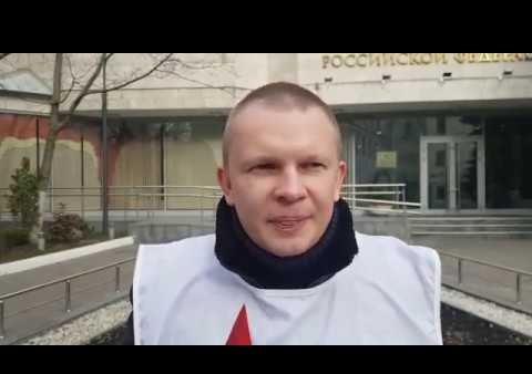"ТИГРЫ РОДИНЫ" провели одиночные пикеты у здания Минкульта