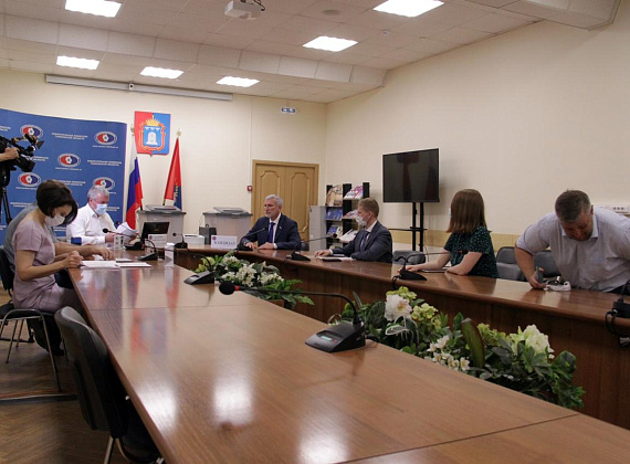 Алексей Журавлев подал документы для регистрации кандидатом на выборах Госдумы (Тамбов, 21.07.2021)