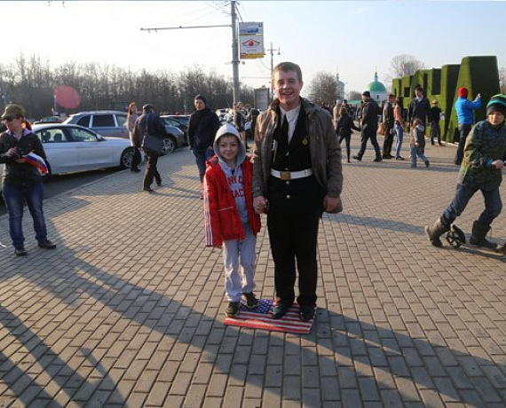 Столичные родинцы провели автопробег в поддержку Донецкой Народной Республики