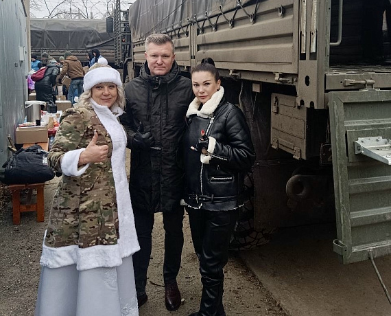 ВЛАДИМИР СУХАРЕВ ПРИНЯЛ УЧАСТИЕ В ОТПРАВКЕ НОВОГОДНЕГО ГУМАНИТАРНОГО ГРУЗА В ЗОНУ СВО
