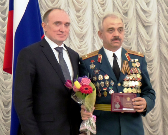 Фёдор Юрин награжден медалью ордена "За заслуги перед Отечеством" II степени