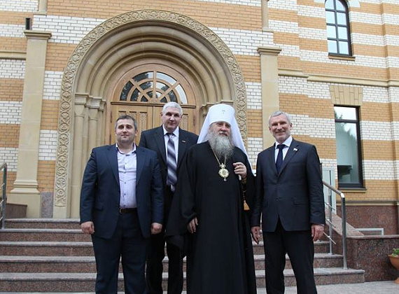 Встреча Алексея Журавлёва с духовенством Рязанской области, 23.06.2015