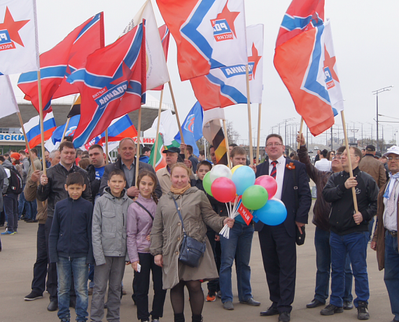 Активисты "РОДИНЫ" Татарстана приняли участие в митинге в честь праздника Весны и Труда