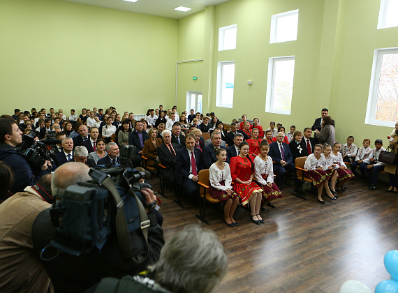 Открытие школы в селе Ташлык, 11.10.2016