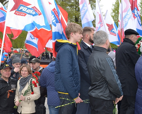 Новосибирская "РОДИНА" приняла участие в торжественном митинге, посвящённом Дню Победы