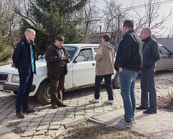 Депутат Тамбовской гордумы от "РОДИНЫ" Дмитрий Борисов вместе с представителями Администрации принял участие в выездном совещании