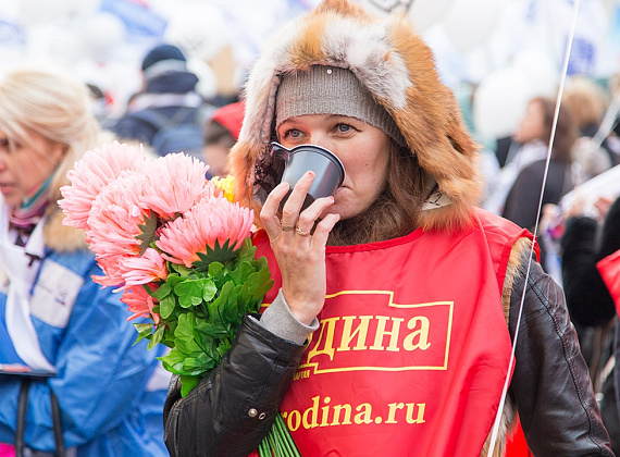 Партия "РОДИНА" - на акции "Мы едины!", 04.11.2014 (2 часть)