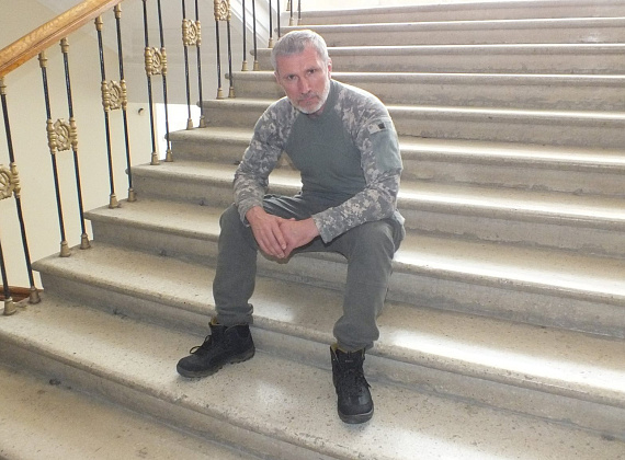 Алексей Журавлёв посетил разрушенный луганский завод "Маршал", 22 сентября 2014 г.