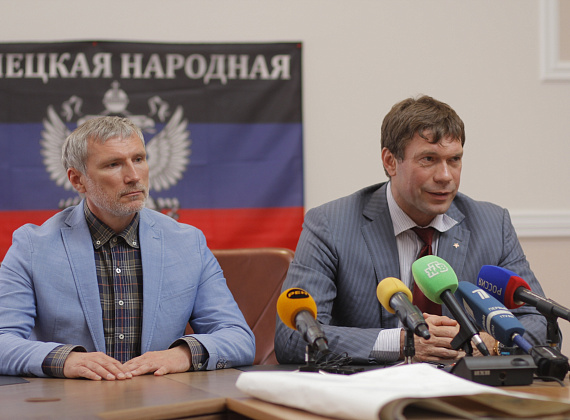 Алексей Журавлёв в Донецке: пресс-конференция, общение с прессой, интервью (часть 1), 12 июня 2014 г.