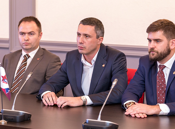 Встреча Алексея Журавлёва с руководством сербской партии "Двери", 02.10.2015