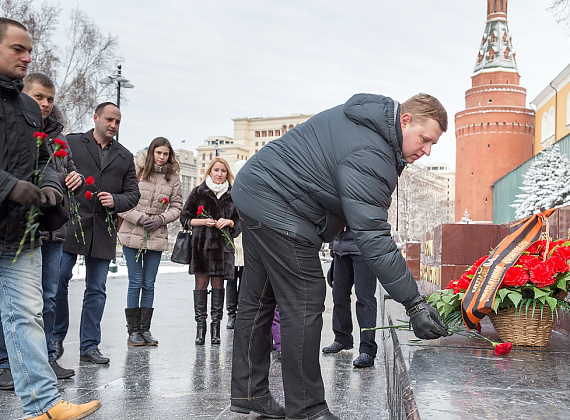 Партия "РОДИНА" почтила память погибших за Воронеж, 25.01.2015