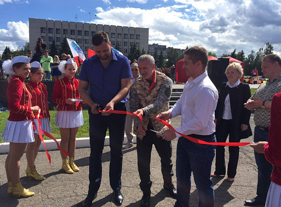 Рабочий визит Алексея Журавлёва в ЛНР, 11.06.2016