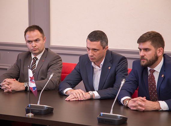 Встреча Алексея Журавлёва с руководством сербской партии "Двери", 02.10.2015