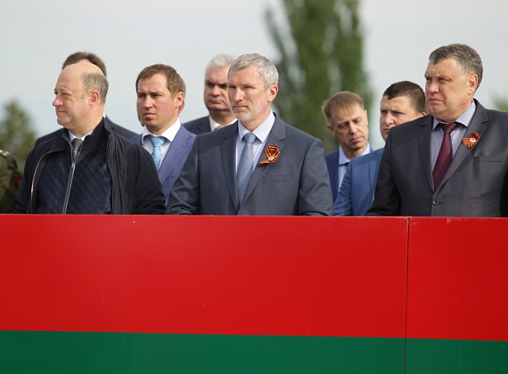 Визит российской делегации во главе с Рогозиным в ПМР, 9 мая 2014 г.