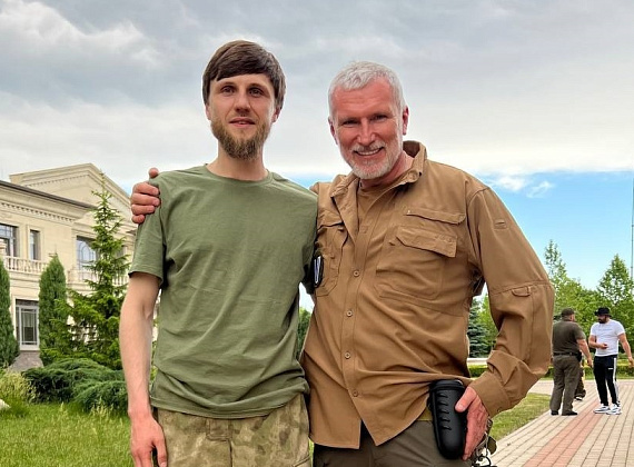 Визит Алексея Журавлева в зону проведения специальной военной операции (июнь 2022)