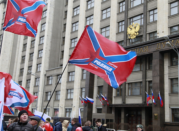 Партия "РОДИНА" приняла участие в шествии и митинге "Мы едины!", 04.11.2015