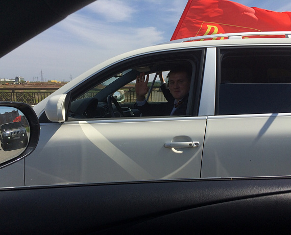 Родинцы Чувашии провели автопробег ко Дню Победы