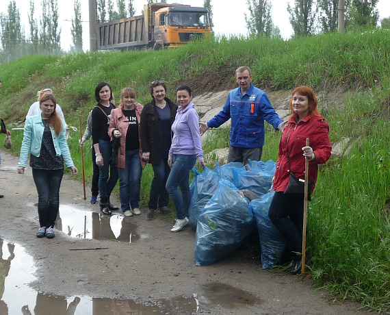 Липецкие соратники провели субботник