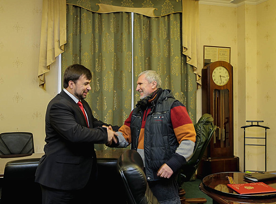 Делегация партии "РОДИНА" в Новороссии, 03.11.2014