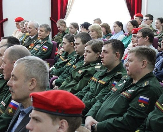 Новосибирские соратники приняли участие в торжественном собрании, посвященном Дню защитника Отечества