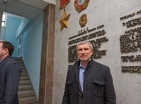 Алексей Журавлёв в Севастополе, 14 марта 2014 г.