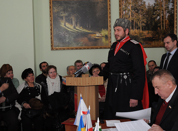 Подписание соглашения между партией "РОДИНА" и "Русское единство", 4 февраля 2014 г.