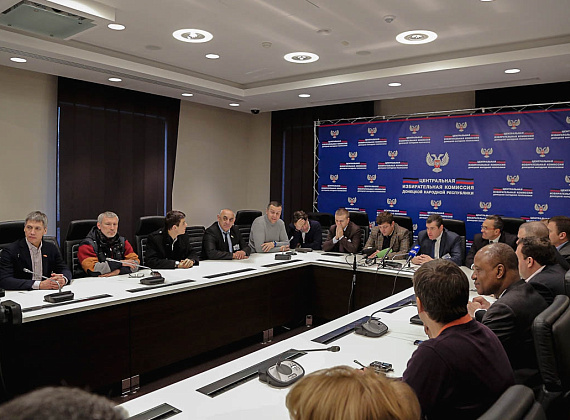 Делегация партии "РОДИНА" в Новороссии, 03.11.2014
