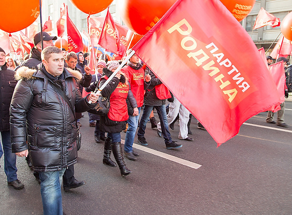 Партия "РОДИНА" - на акции "Мы едины!", 04.11.2014 (2 часть)