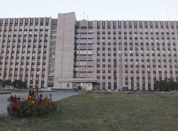 Алексей Журавлёв в Донецке. Последствия обстрелов хунты, 22 сентября 2014 г.