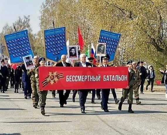 Торжественный митинг на День Победы в микрорайоне Пашино открыл Вячеслав Илюхин