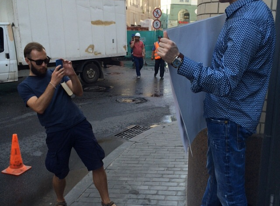 Пикеты партии "РОДИНА" у ЦИК, 07.08.2015