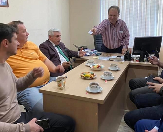 Любомир Радинович провел рабочее совещание с руководителем партячейки в Россоши