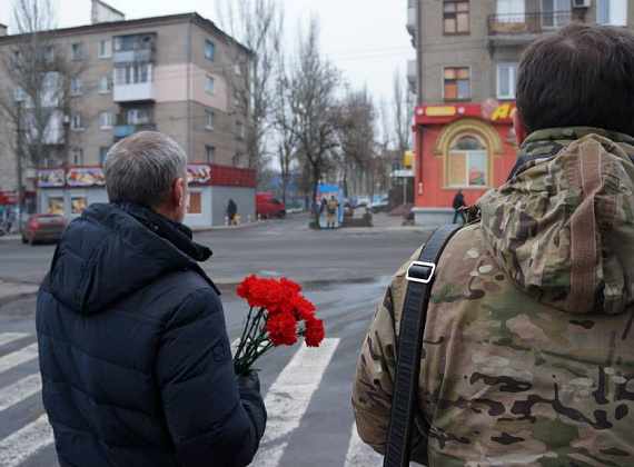 Визит Алексея Журавлева в Донецк, 29.01.2015
