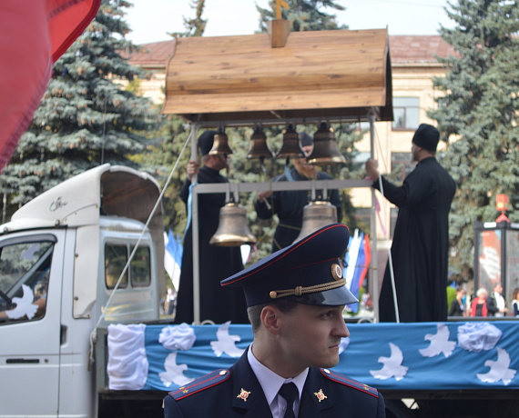 Соратники приняли участие в параде в Брянске