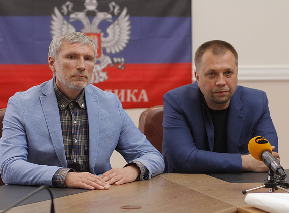 Алексей Журавлёв в Донецке: пресс-конференция, общение с прессой, интервью (часть 1), 12 июня 2014 г.