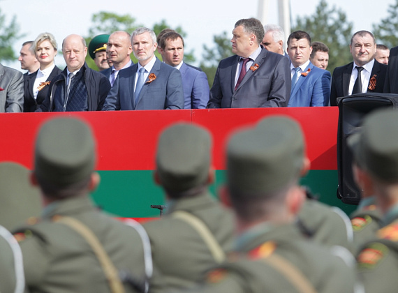 Визит российской делегации во главе с Рогозиным в ПМР, 9 мая 2014 г.